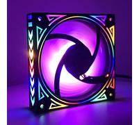 120 mm PC Computer ultra silenzioso PORTATO Radiatore della ventola di raffreddamento, 1 2 cm 120x120x2 Ventola del computer da 5 mm 12V, 1 2VDC 3P IDE 4D (2wire) (Blade Color : 1arrow 4pcs screw)