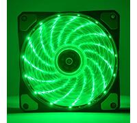 120 mm PC Computer ultra silenzioso PORTATO Radiatore della ventola di raffreddamento, 1 2 cm 120x120x2 Ventola del computer da 5 mm 12V, 1 2VDC 3P IDE 4D (2wire) (Blade Color : 2pcs green)