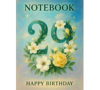 120 Page Grid Notebook - Happy Birthday 29: A Celestial Floral-Themed Birthday Notebook for 29-Year-Olds