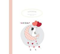 120-Page Lined Notebook, Cute Dog on the Moon: 8.5" x 11" Artistic Pup Cover - Perfect for Journaling, School, Creative Writing, Daily Notes & More!