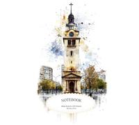 120-Page Lined Notebook, Urban Tower Edition: 8.5" x 11" Elegant Watercolor Architecture Design - Perfect for Writing, Notes, and Daily Planning