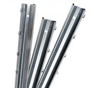 120 paletti di recinzione con profilo a Z di 2,5m di lunghezza, rete di protezio