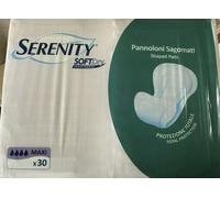 120 Pannoloni Serenity Sagomati Soft Dry traspiranti maxi protezione 4 gocce