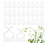 120 PCS Clip per Piante, 2 Misure Piante da Giardino Clip Parete per Piante Autoadesiva per Piante Rampicanti Organizer per Cavi a Traliccio