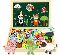 120 PCS Giochi Montessori 2 Anni Puzzle Magnetico Giochi Bambini 2 3 4 Anni