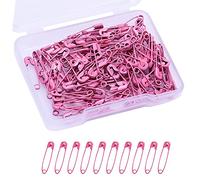120 Pezzi 19mm Spille da Balia, Mini Spille da Balia in Metallo Safety Pins per Cucito Artistico e Creazione di Gioielli (Rosa)