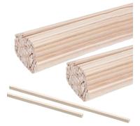 120 pezzi bastoncini di legno per mestieri - 11.81in bastoncini da costruzione | Barre per il trasporto a mano per la miscelazione della scuola che agita i progetti di classe di arte della vernice