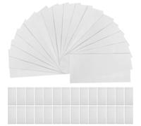 120 Pezzi Buste Porta Monete Bianche in Carta Offset, Autoadesive | Formato Piccolo e Leggero, per Soldi e Biglietti, Adatte a Scritte a Mano, Bianco