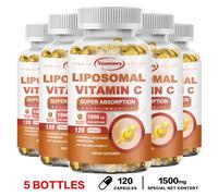 120 pezzi capsule di vitamina C liposomiale 1500 mg - anti-invecchiamento, sa