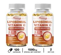 120 pezzi capsule di vitamina C liposomiale 1500 mg - anti-invecchiamento, sa