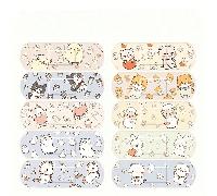 120 pezzi Cerotti divertenti a tema cartoni animati, facili da applicare e autoadesivi, impermeabili, traspiranti, assortiti, confezione conveniente Tagli UnicaCarta tessile