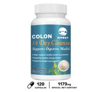 120 pezzi Colon 14 Day Cleanse Capsule - Psyllium Husk - Gut Cleanse Detox, n