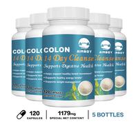 120 pezzi Colon 14 Day Cleanse Capsule - Psyllium Husk - Gut Cleanse Detox, n