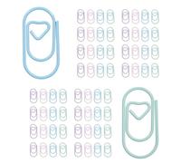 120 pezzi di graffette a forma cuore, piccole e carine, a amore, for fai da te, scrapbooking, smistamento note Per Memo, Carta, Biglietti