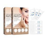 120 Pezzi Di Nastro Invisibile Per Il Viso, Nastro Lifting Per Il Viso, Cerotti Antirughe Per Pelle Rilassata, Rughe, Collo, Doppio Mento, Tenuta Delicata E Facile Rimozione (2Box)