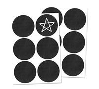 120 Pezzi, Etichette Adesive per Barattoli Vetro, Etichette di Lavagna, Cancellabile - 50 mm