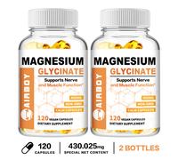 120 pezzi glicinato di magnesio 400 mg - per migliorare il sonno, lo stress e