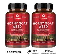 120 pezzi Horny Goat Weed-Maca Root, Tribulus-Testosterone Booster,