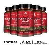120 pezzi Horny Goat Weed-Maca Root, Tribulus-Testosterone Booster,