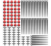 120 Pezzi Kit Irrigazione Goccia Automatico, VooGenzek 40 Gocciolatore Irrigazio