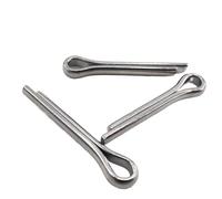 120 pezzi M4-M10 in acciaio inossidabile 304 a forma di U tipo coppiglia a molla perno for capelli morsetto diviso clip elastica aperta for trattore Per Auto, Rimorchi E Attrezzature Agricole(M4,60mm)