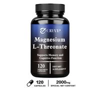 120 pezzi magnesio L-treonato 2000 mg - potenziatore cerebrale nootropico, me