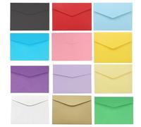 120 Pezzi Mini Buste Lettere Colorate in 12 Diversi Colori - Per Matrimoni, Biglietti Auguri, Comunioni O Battesimi, Gioielli O Semi (11.5 x 8cm)