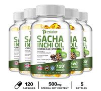 120 pezzi olio di Sacha Inchi 500 mg - Omega 3-6-9 - Supporta la salute dell'