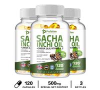 120 pezzi olio di Sacha Inchi 500 mg - Omega 3-6-9 - Supporta la salute dell'