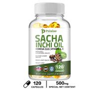 120 pezzi olio di Sacha Inchi 500 mg - Omega 3-6-9 - Supporta la salute dell'