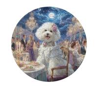 120 Pezzi Puzzle Bichon Frise Rompicapo Per Adulti E Bambini Con Puzzle Formato Animale Cute Animal Pets Difficile Giochi Bambino Intelligente Famiglia Ridotta Pressione 120 PCS