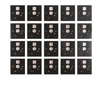 120 Pezzi Tastiera Meccanica Interruttore Shaft Pad Adesivo Rumore Riduzione del Suono Adesivi in Schiuma Pellicola Isolante per Stabilizzatore Pellicola Isolante Smorzatore di Rumore (PE)