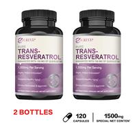 120 pezzi trans-resveratrolo 1500 mg-quercetina-antiossidanti