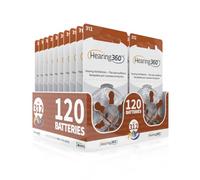 120 Pile Modello 312 Marrone (PR41) - 20 Confezioni da 6 Batterie per Apparecchi Acustici 1,45V - Pile Acustiche Rayovac Varta Extra