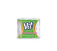 120 ROTOLI CARTA IGIENICA PROFUMATA VIT RESISTENTE P. CELLULOSA DOPPIO VELO MAXI