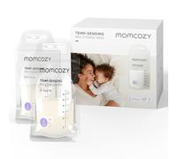 120 sacchetti momcozy per conservare il latte materno, con rilevamento della temperatura, per l'allattamento al seno, sacchetti usa e getta per conservare il latte con capacità di 180 ml, autoportanti