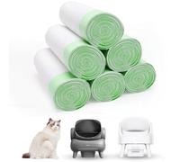 120 sacchetti per lettiera per gatti da 68,6 x 33 cm, compatibili con Neakasa e PetPivot lettiera autopulente per gatti, extra spessi e resistenti