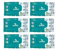 120 Salviette Detergenti per Mani, Viso, Intimo - Multiuso, Salviettine Umidificate, Detergente, Biodegradabili, Dermatologicamente Testate, Gettabili nel WC - 6 Confezioni da 20 pz
