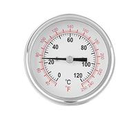 120 termometro bimetallico industriale ad alta temperatura termometro forno griglia barbecue quadrante analogico doppia scala