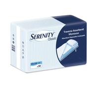 120 TRAVERSE ASSORBENTI SERENITY per letto incontinenza 80x180 4x30pz