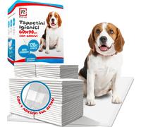 120 Traversine Cani 60x90 cm con Adesivi Tappetini igienici per cani traverse