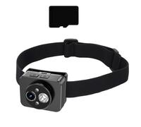 120 ° Wide Angoli Testa Videocamera Fari Della Macchina Fotografica LED Della Macchina Fotografica Per Sport Con Visioni Notturne Capability 1920x1080 Sport Azione