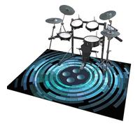 120 x 70 cm Tappeto Batteria Insonorizzato, Tappetino per Batteria Elettronica, Drum Carpet per Rullante Grancassa Tamburo Jazz Batteria, Tappetini Strumenti Musicali, Tappeti Domestico Antiscivolo