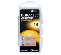 60 Batterie PILE Duracell Activair 13 per Apparecchi Acustici PROTESI udito PR48