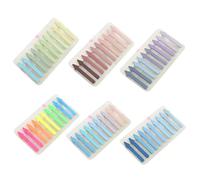 1200/2400Pcs Etichette Colorate Note Adesive Etichette Scrivibili Lettura Marcatori Libro per Marcare Evidenziazione Classificazione File