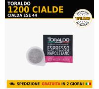 1200 Cialde ESE 44 mm Caffè Toraldo Classica - Filtro Carta