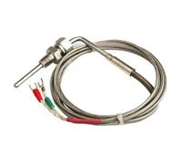 1200 °CK EGT Sensore temperatura gas di scarico motore Sonda in acciaio inossidabile Termocoppia Filettatura tubo 1/8'' NPT Gomito Spina maschio
