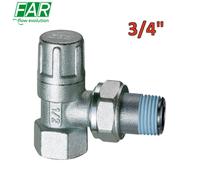 1200 - detentore 3/4'' a squadra attacco tubo ferro - FAR