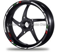 1200 Ducati Multistrada Decalcomanie Ruote Moto Cerchi Adesivi Strisce /327