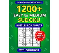 1200+ Easy to Medium Sudoku Puzzles for Adults with Solutions
